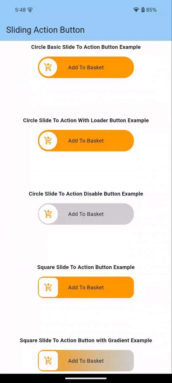 Slide Action Button - Flutter Package